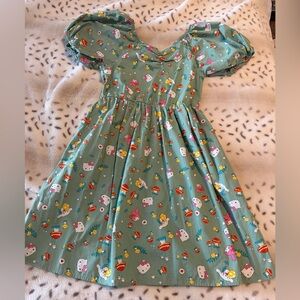 Girls Sanrio Green Hello Kitty Dress size XL